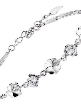 四叶草手链女生夏ins轻奢小众