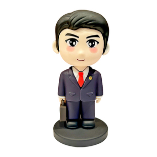 正版原创检察官文创公仔办公室装饰摆件手办普法宣传教育活动礼品