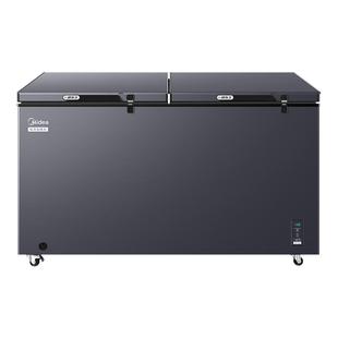 美的冰柜商用大容量卧式冷冻柜719/519升冷藏冷冻两用保鲜大冷柜