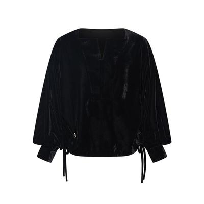 糖心旦沁夜中式灯笼袖上衣