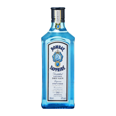 750ml金酒孟买蓝宝石蓝宝石金酒