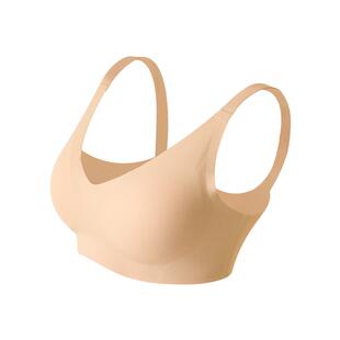 黄小姐无痕背心式大码内衣女舒适3.0零压力柔软高弹大胸显小文胸