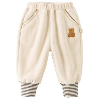 戴维贝拉男童女童加绒裤子