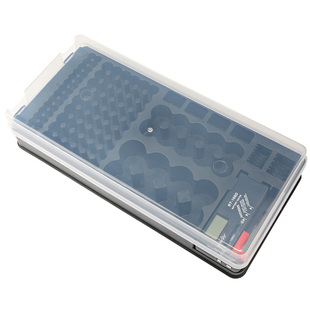 1号2号5号7号9V纽扣电池收纳盒测电量一号电池盒槽电池仓存储盒子