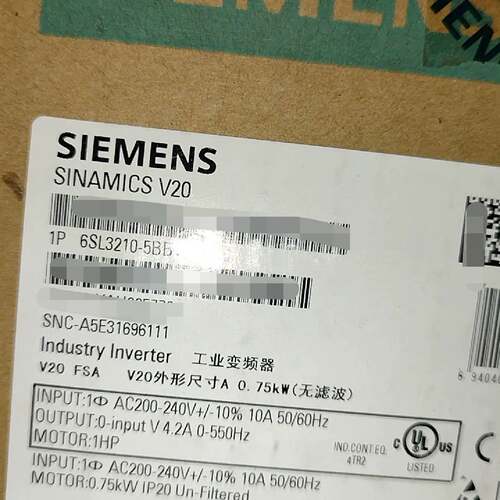 询价6SL32105BB180UV0V20变频器0