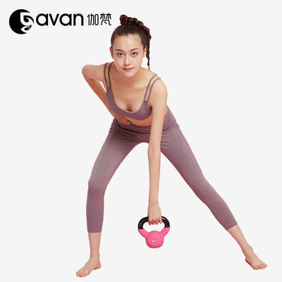 壶铃女士健身家用男士铸铁实心练臂翘臀深蹲专业力量训练器材提壶