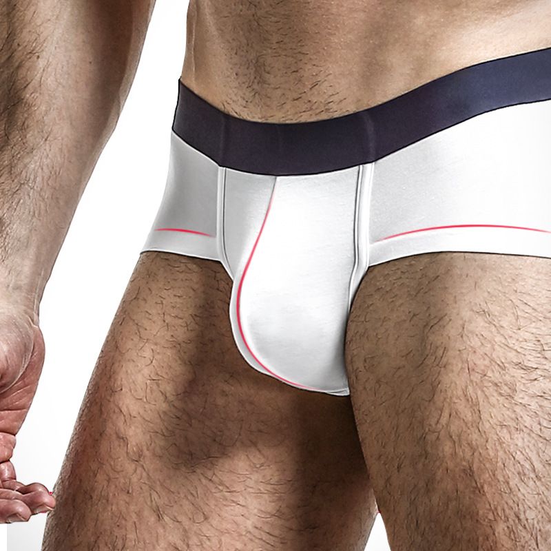 男士内裤三角裤衩U凸囊袋夏季青年性感透气无痕内裤男低腰底裤衩