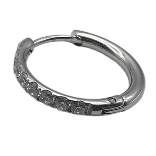 Loxxxis 一款小众且高级的锆石耳环 欧美冷淡风耳钉精致钛钢耳圈