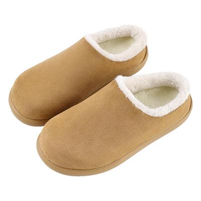 幸福玛丽儿童棉拖鞋男孩秋冬室内防水保暖女孩毛绒家居拖鞋中大童