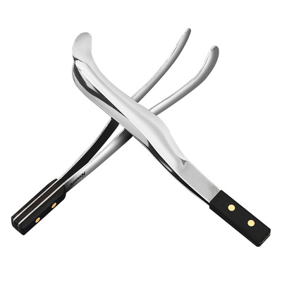 304不锈钢加厚茶夹功夫茶具镊子