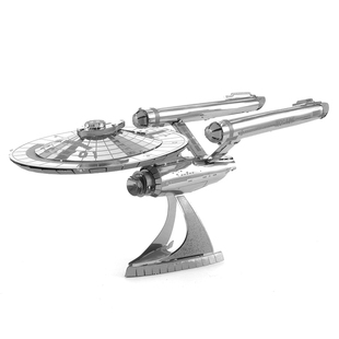 金属DIY拼装模型3D立体拼图星际迷航1701企业号宇宙飞船航模手工