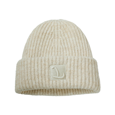 稻草人帽子女秋冬季大头围毛线帽