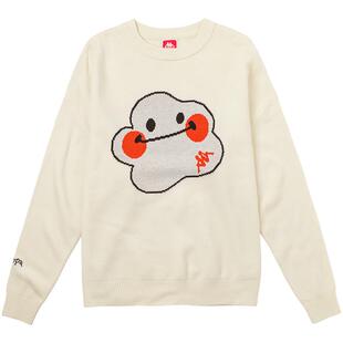 Kappa卡帕2026春秋新款休闲毛衣男女运动卫衣套头衫针织毛衣长袖