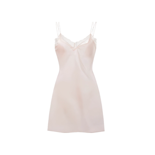 vs同款法式性感真丝睡衣女春秋季蕾丝轻奢高级感家居服套两件套装