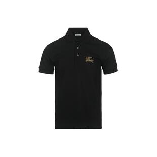 【自营】BURBERRY/博柏利男士马术骑士刺绣徽标短袖POLO衫T恤男装