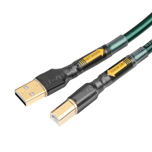 发烧级单晶铜usb线hifi双屏蔽抗干扰A-B解码线typec转方口2.0 3.0