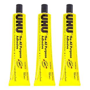 【自营】UHU德国进口强力胶水手工透明万能胶木头模型玻璃金属木工专用多功能补鞋粘鞋胶粘得牢万能粘合剂