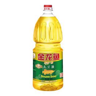 金龙鱼大豆油1.8L 精炼一级非转基因家用小瓶装食用油色拉油精选