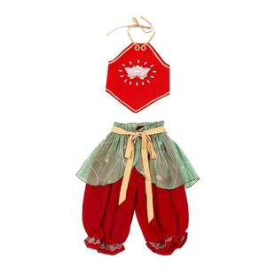 六一儿童哪咤主题服装国潮风cos角色扮演哪吒衣服夏季新款表演服