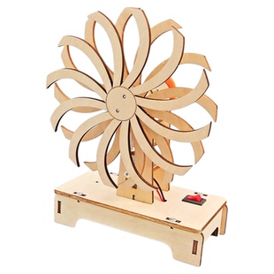 木制diy科技小制作错觉风扇奇妙之窗中小学steam手工拼装模型玩具