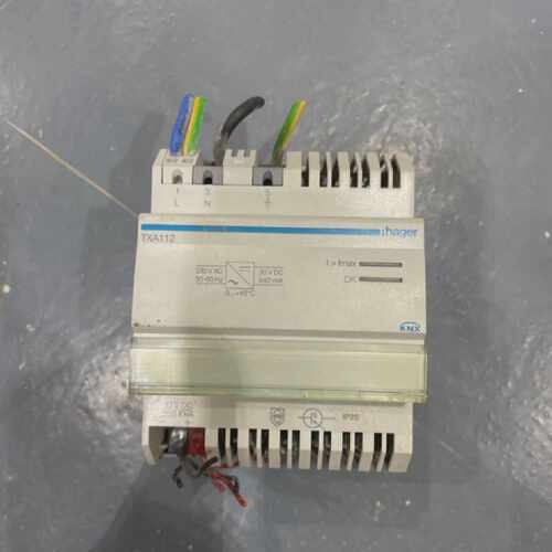 Hager TXA112 640mA 1 excl 1 Throttle Power Supply KNX