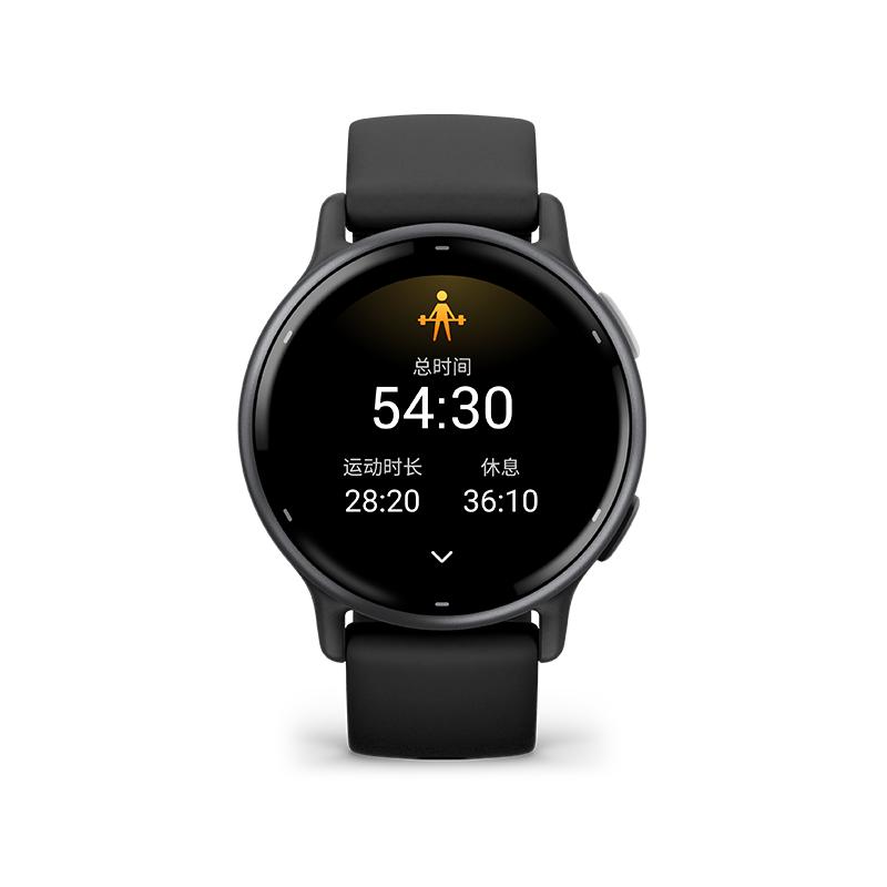 佳明Garmin Active 5智能腕表睡眠监测音乐支付跑步健身游泳瑜伽运动手表时尚男女士腕表送礼性价比