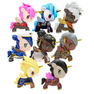 英雄联盟Tokidoki X 双城之战 联名手办盲盒Q版摆件游戏周边