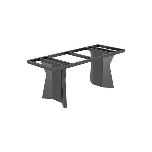 大理石桌腿支架岩板奢石茶桌底座桌脚大板桌子腿不锈钢金属餐台脚