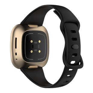 适用fitbit versa4/3/sense智能手表硅胶表带菲比腕带运动手环官方款替换表链非原装男女时尚潮个性替换配件