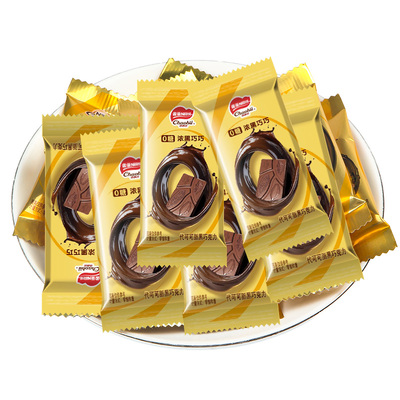 徐福记0糖黑巧克力250g