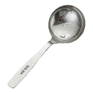 316食用级不锈钢短柄大头汤勺加深大号调羹盛汤一体成型家用汤壳