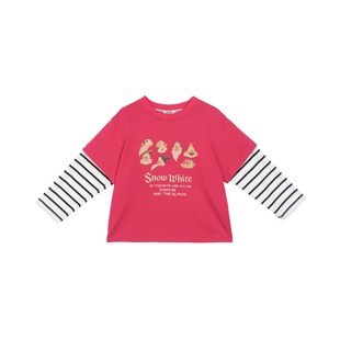 小O爸男婴童 宝宝长袖t恤宝宝春季假两件条纹上衣男小童春装衣服