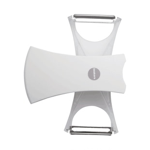 日本多功能二合一水果削皮刀家用厨房刮皮刀不锈钢剥皮刮皮刨丝器