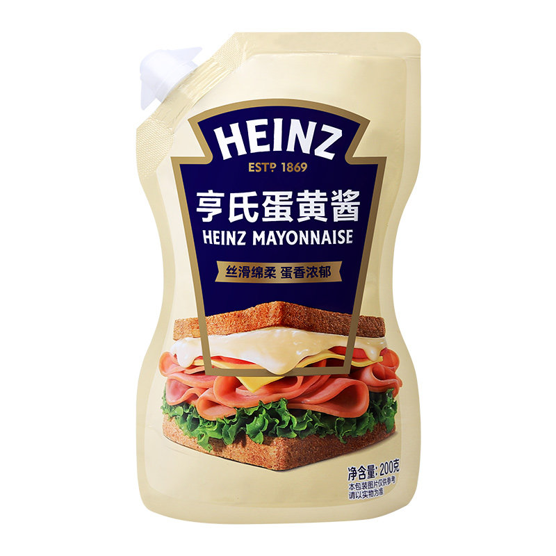 亨氏蛋黄酱200g丝滑绵柔蛋香浓郁