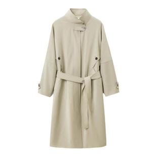 【孙俪同款】OVV春夏热卖女装经典翻领双排扣长风衣