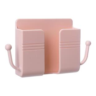 粘贴式手机充电支架卧室墙创意壁挂挂钩支架电视空调遥控板收纳盒床头墙壁免打孔壁手机支架置物挂架懒人收纳