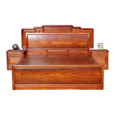 森迈红木床材质高档价格实惠耐用