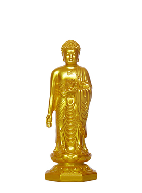 阿弥陀佛金身小佛像随身佛摆件