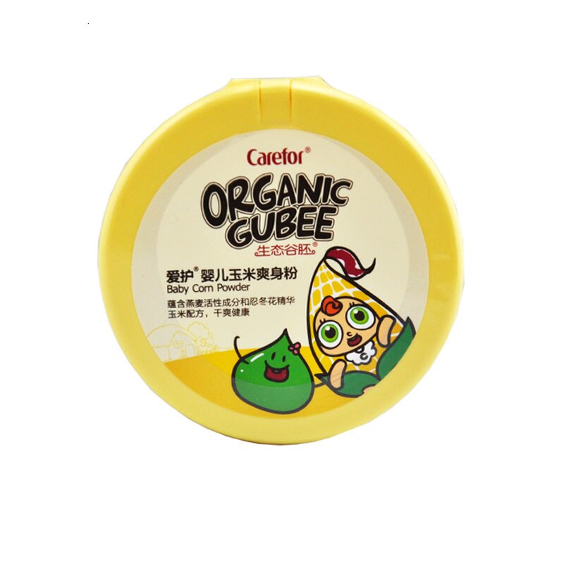 爱护 婴儿玉米爽身粉140g(不含滑石粉) 宝宝爽身粉 带粉扑 CFB268