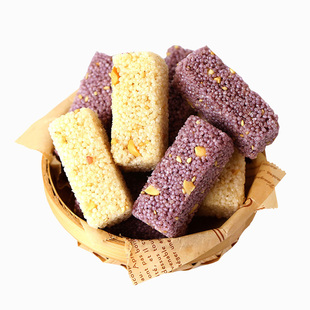 粗粮小米酥米花酥健康黑米传统老式花生糖解馋小零食怀旧小吃整箱