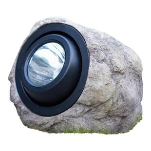太阳能户外灯庭院灯花园布置仿真石头小院子装饰草坪景观防水射灯