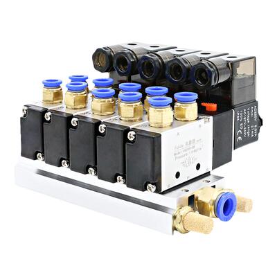 气阀24v气缸开关气动电磁控制阀