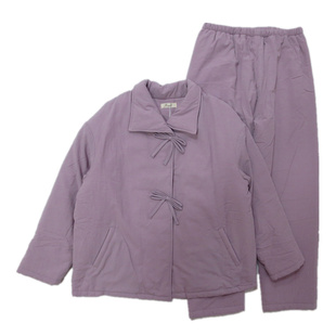 顶瓜瓜顶呱呱睡衣冬季国风文艺水洗棉家居服套装女纯棉加厚190556