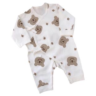 新生婴儿儿衣服春秋纯棉连体衣0一3月哈衣两个月男女宝宝66码爬服