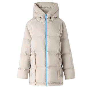 IIIVIVINIKO“无缝一体工艺”轻薄保暖休闲宽松中长款冬羽绒服女