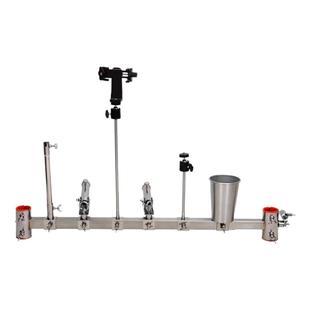 海锐钓台配件户外直播炮台架鱼护饵料架灯架水杯架不锈钢综合支架