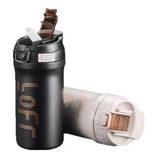 保温杯男高颜值水杯随行咖啡杯车载商务水杯学生上学2024新款水杯