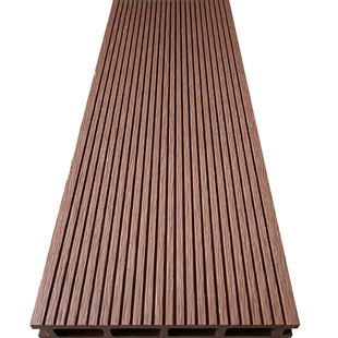 塑木地板户外庭院露台防腐木公园栈道二代共挤3D浮雕木纹木塑地板