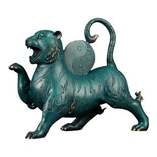 吉善缘《四神兽》铜摆件 青龙白虎朱雀玄武办公室家居四方工艺品
