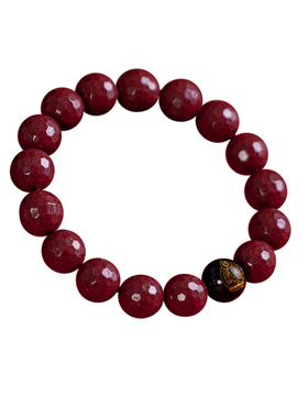 阿七切面平安朱砂守护神手链